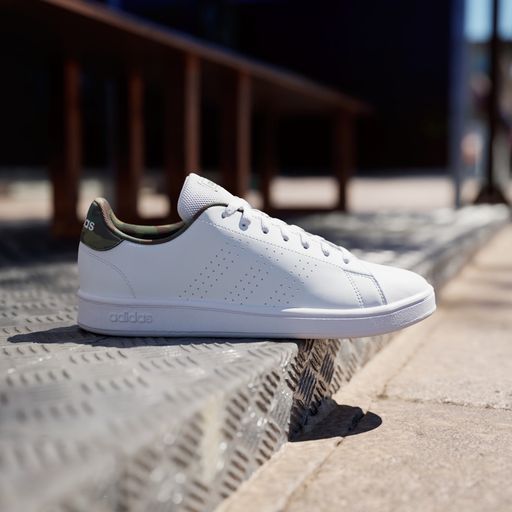 Court Base Zapatos Blancos Adidas Para Hombre TENIS ADVANTAGE BASE