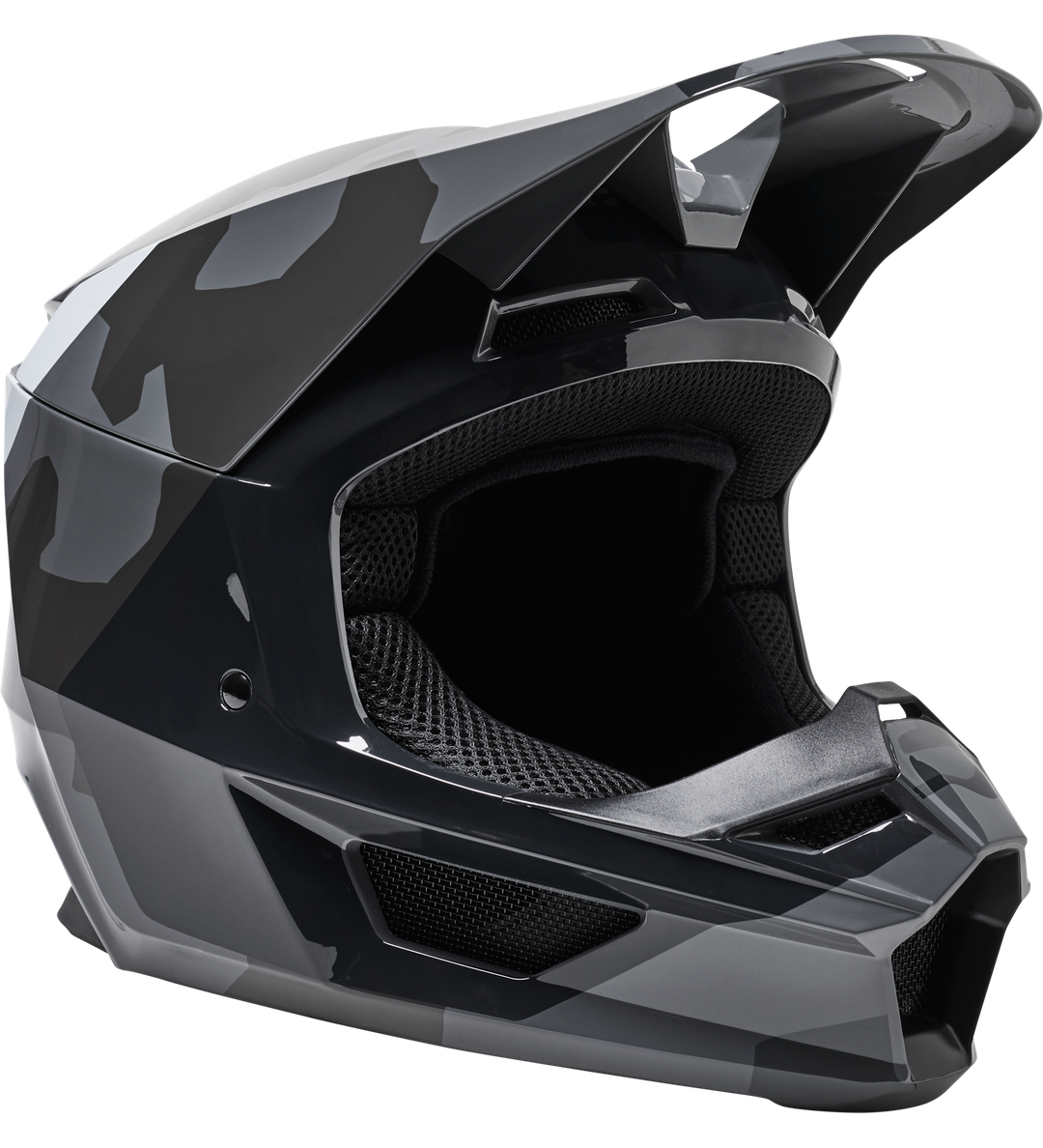 Casco Fox Niño V1 Bnkr [Blk Cam] 28814-247