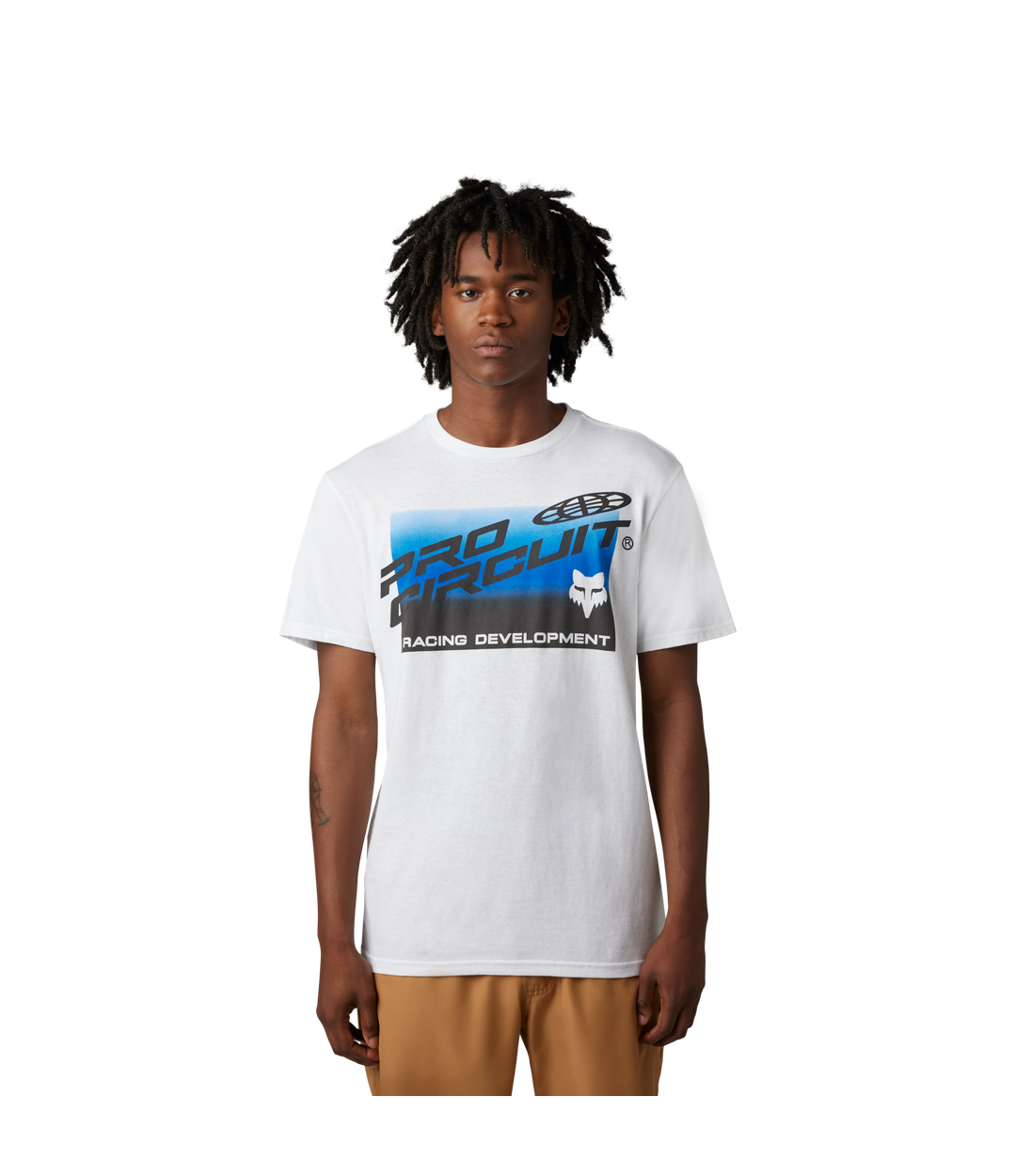 Camiseta Fox Foyl Pc Ss Prem  [Opt Wht] 30530-190
