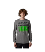Camiseta Fox Fox X Kawi Ls Prem  [Htr Graph] 30552-185