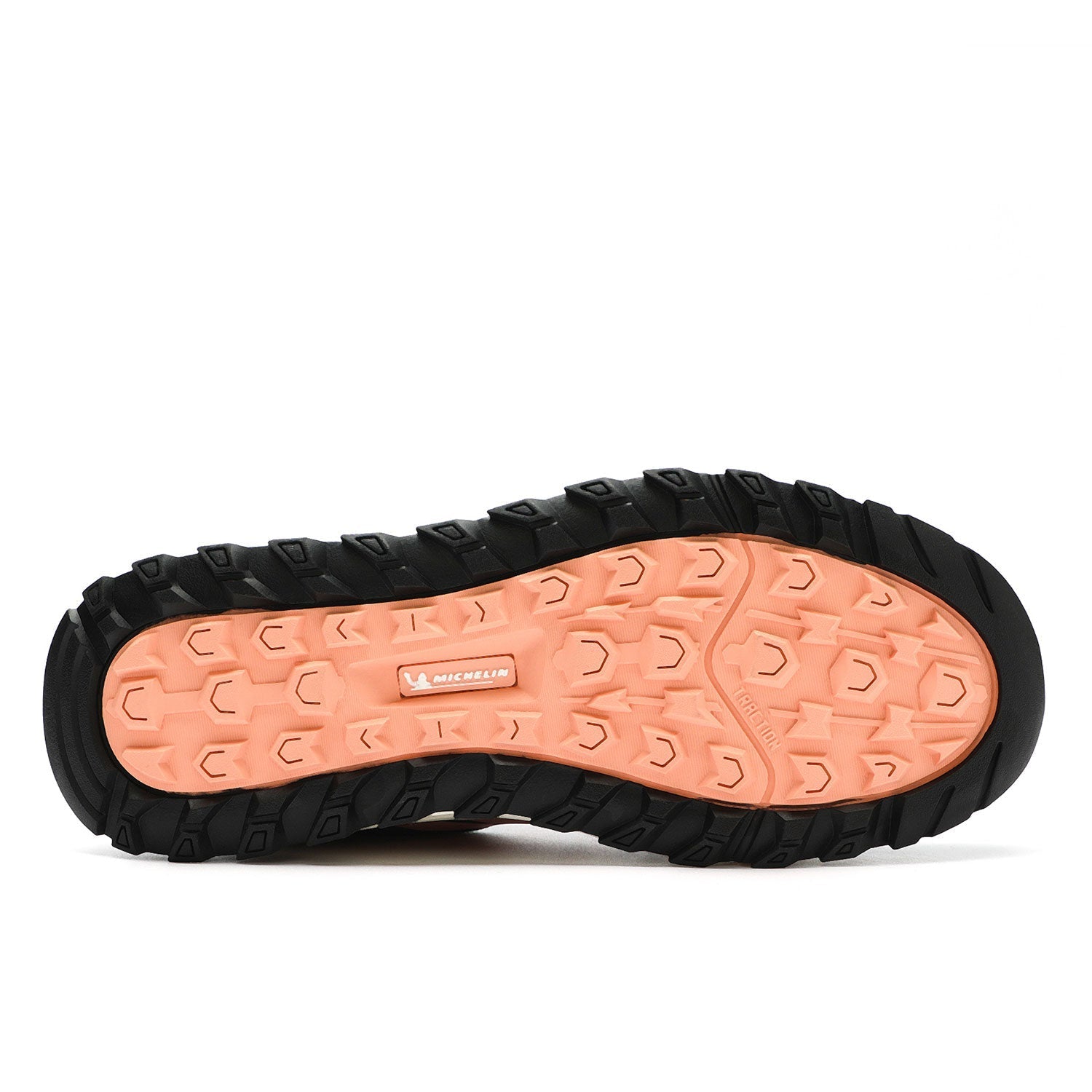Zapatillas Trail Running Mujer Negro Y Damasco Michelin Dr40