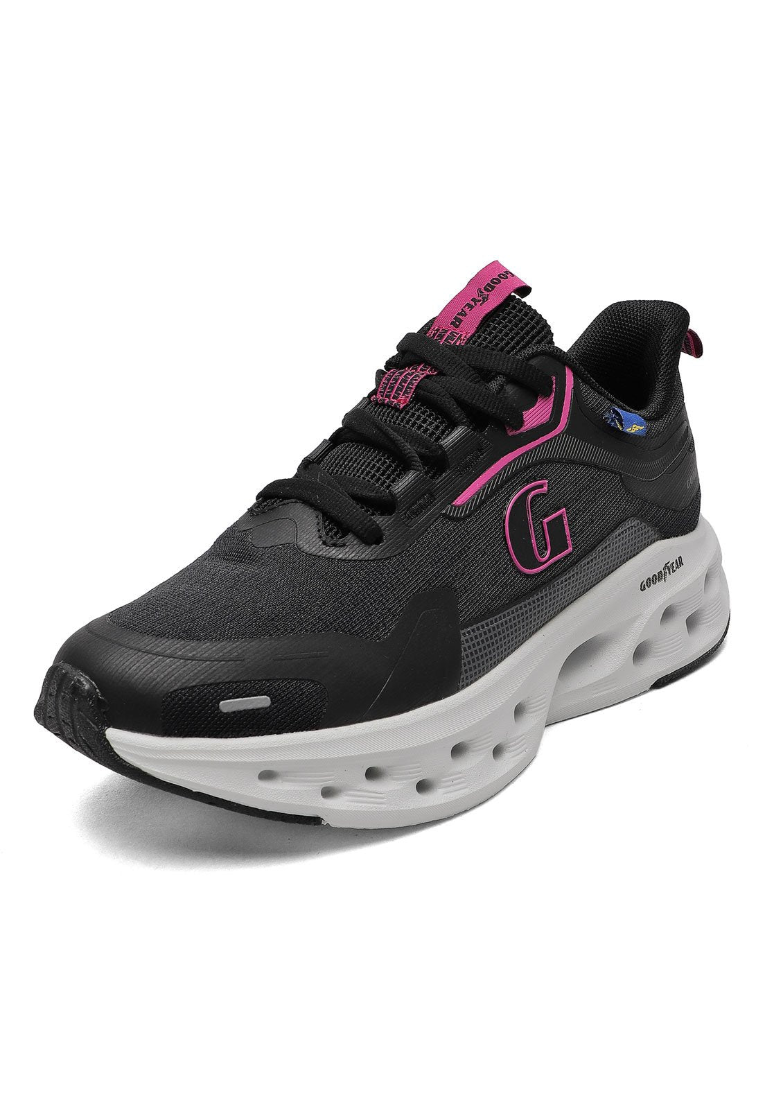 DELANI-B - GOO - ZAPATILLA-BLACK/PINK-MUJER