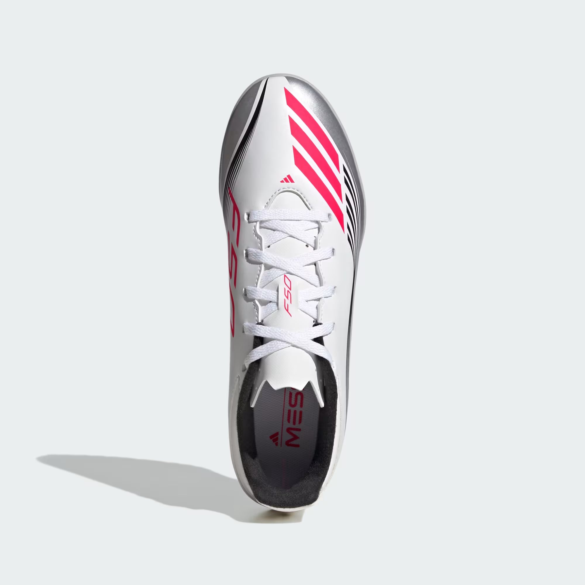 GUAYOS DE FUTBOL F50 MESSI CLUB PARA PASTO SINTETICO