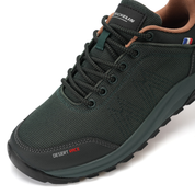 Zapatilla Trail Running Mujer Color Verde Oscuro y Gris MichelinDR36