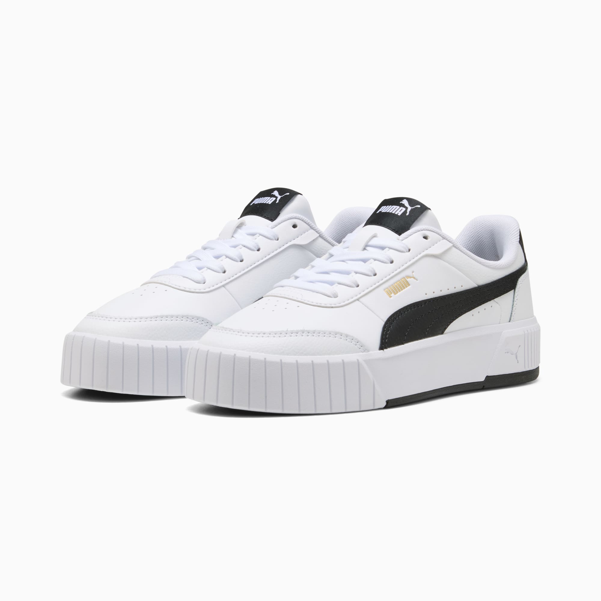 Zapatillas Carina Mia para mujer, PUMA White-PUMA Black, extralarge-PER