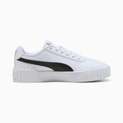 Zapatillas Carina 3.0 Lux para mujer, PUMA White-PUMA Black-PUMA Gold, extralarge-PER