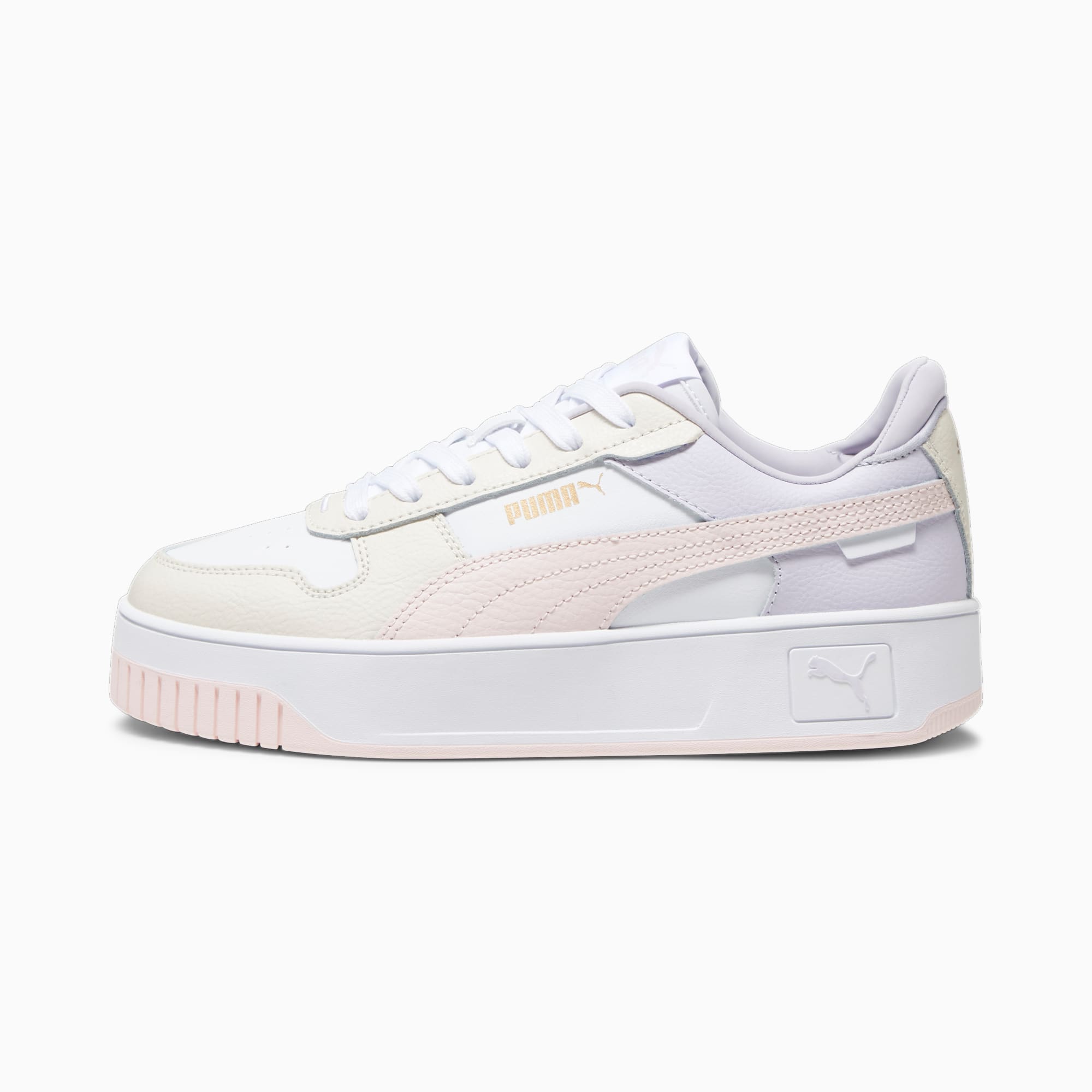 Zapatillas Carina Street para mujer, PUMA White-Frosty Pink-Alpine Snow, extralarge-PER