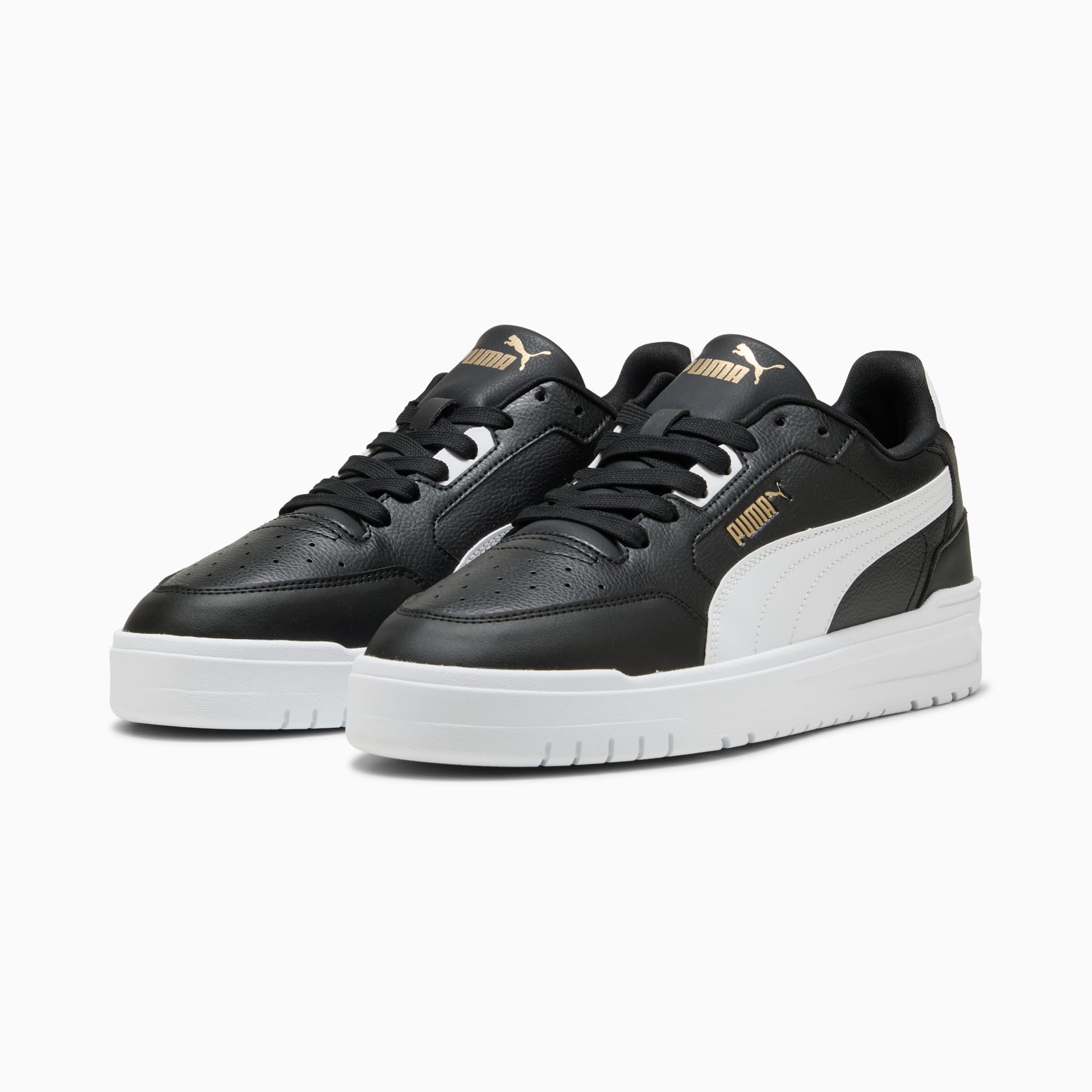 Zapatillas Shuffle Downtown unisex, PUMA Black-PUMA White-PUMA Gold, extralarge-PER