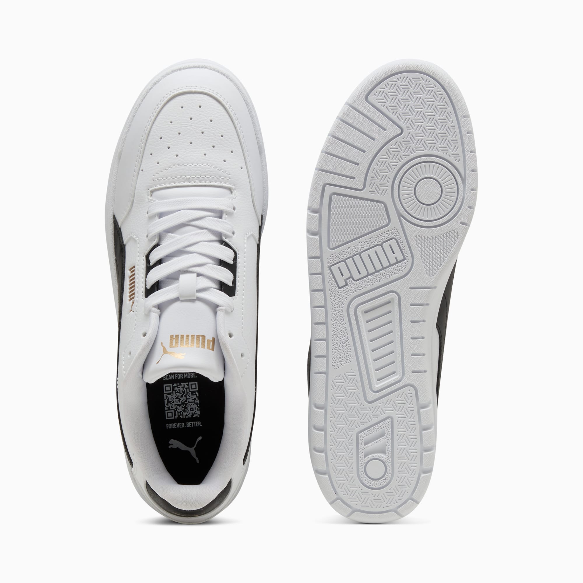 Zapatillas Shuffle Downtown unisex, PUMA White-PUMA Black-PUMA Gold, extralarge-PER