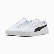 Zapatillas Carina 3.0 Lux para mujer, PUMA White-PUMA Black-PUMA Gold, extralarge-PER