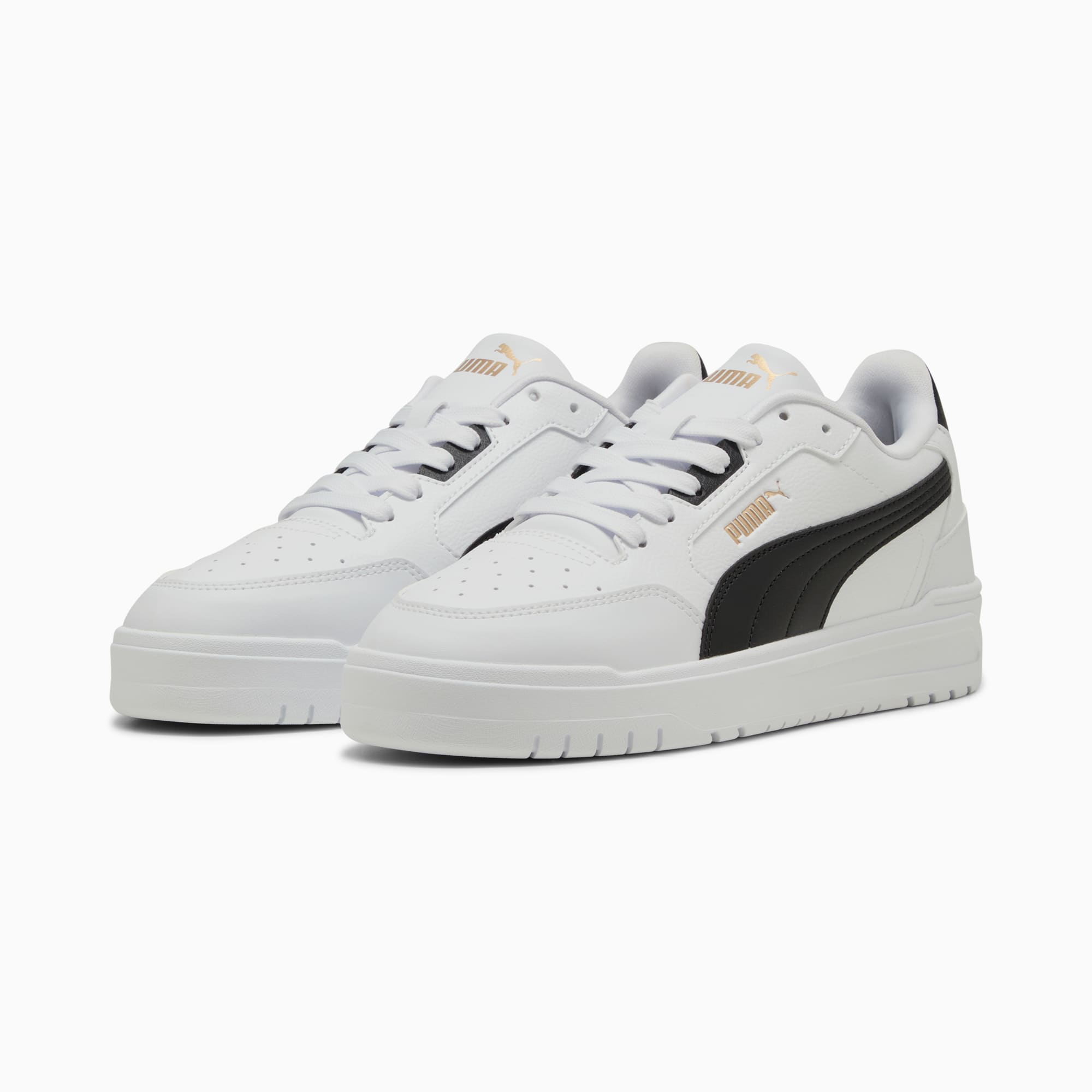 Zapatillas Shuffle Downtown unisex, PUMA White-PUMA Black-PUMA Gold, extralarge-PER