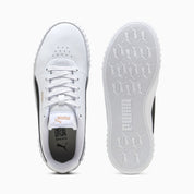 Zapatillas Carina 3.0 Lux para mujer, PUMA White-PUMA Black-PUMA Gold, extralarge-PER
