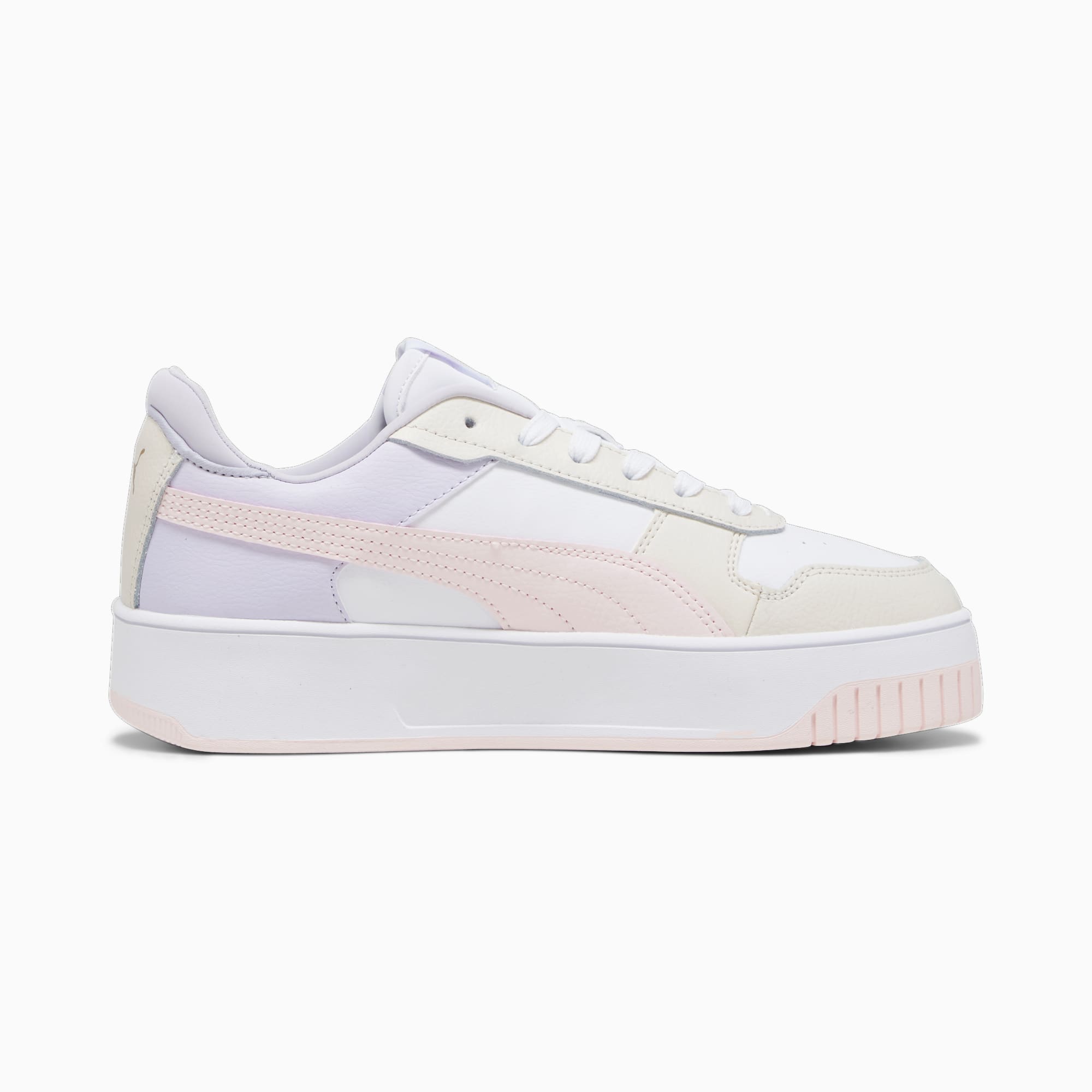 Zapatillas Carina Street para mujer, PUMA White-Frosty Pink-Alpine Snow, extralarge-PER