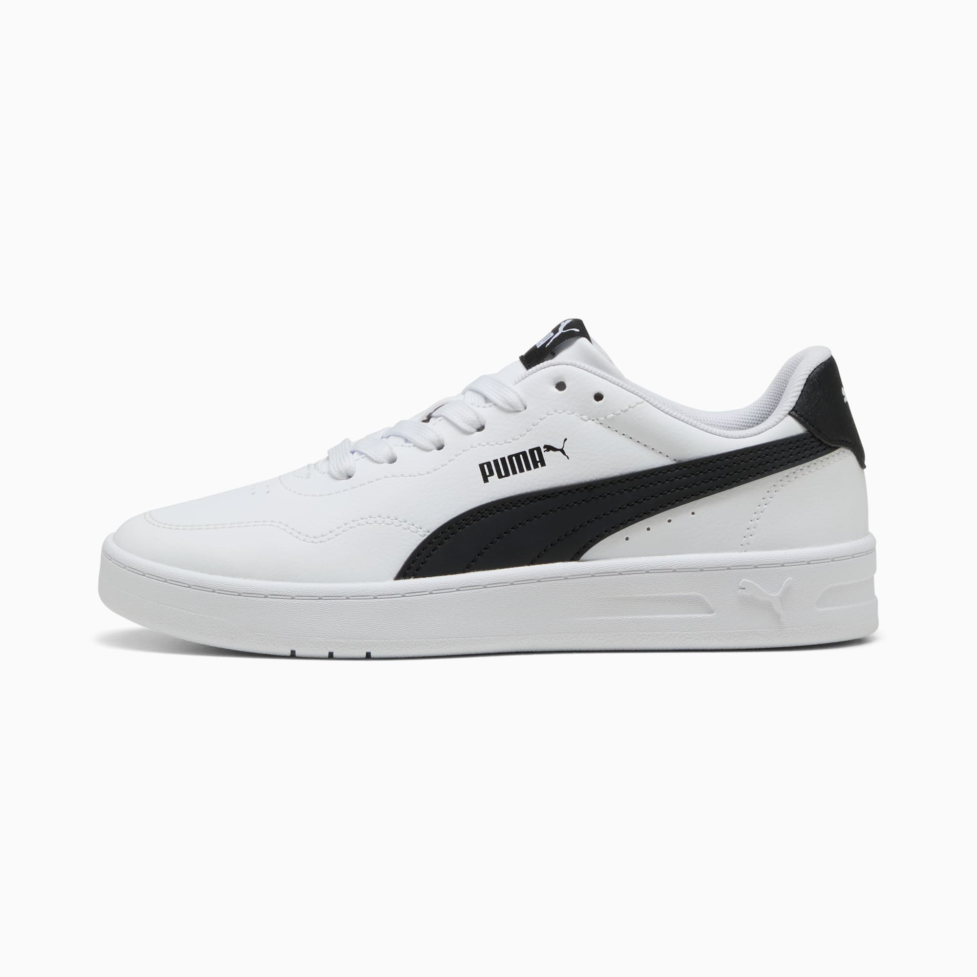 Zapatillas Court Lally para mujer, PUMA White-PUMA Black, extralarge-PER