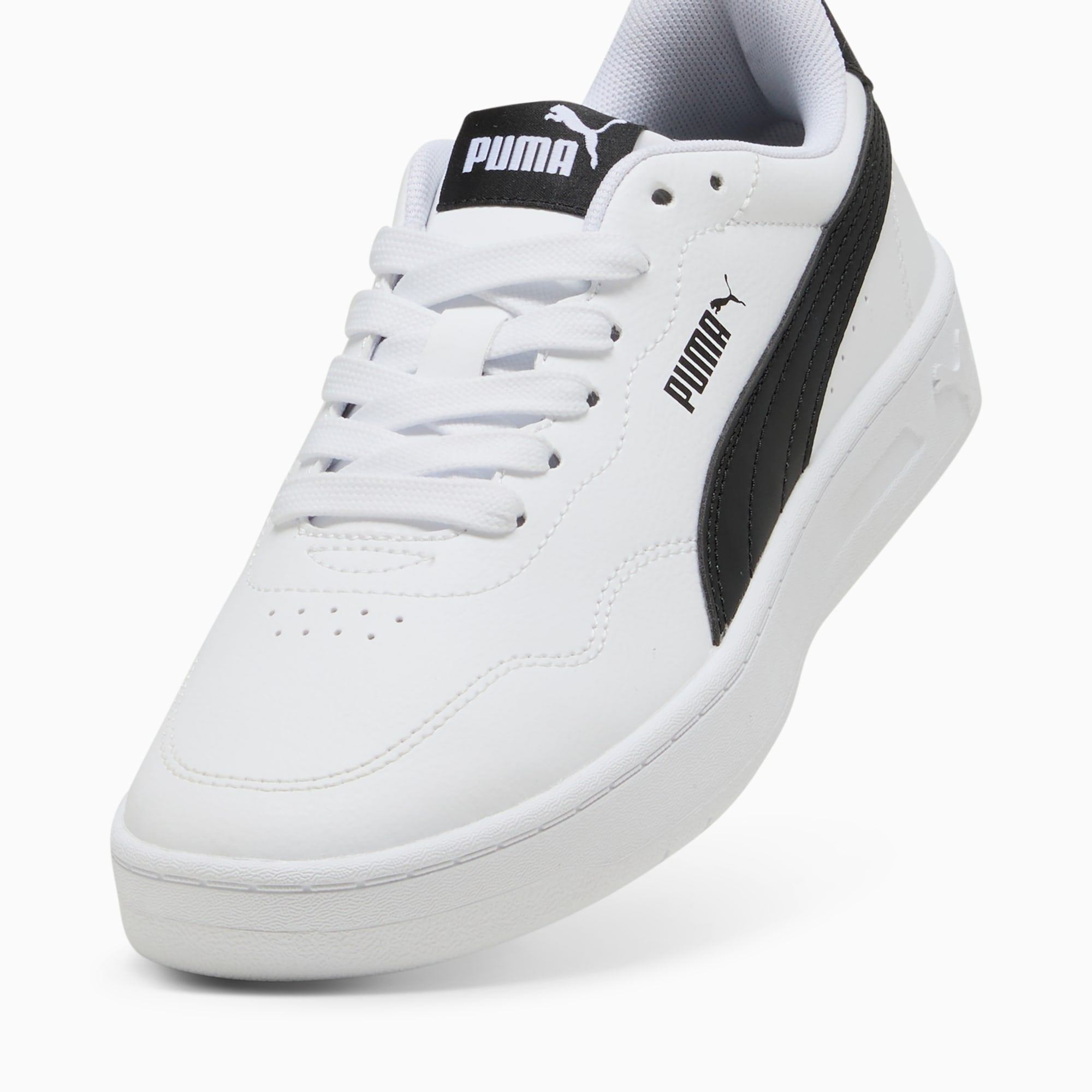 Zapatillas Court Lally para mujer, PUMA White-PUMA Black, extralarge-PER