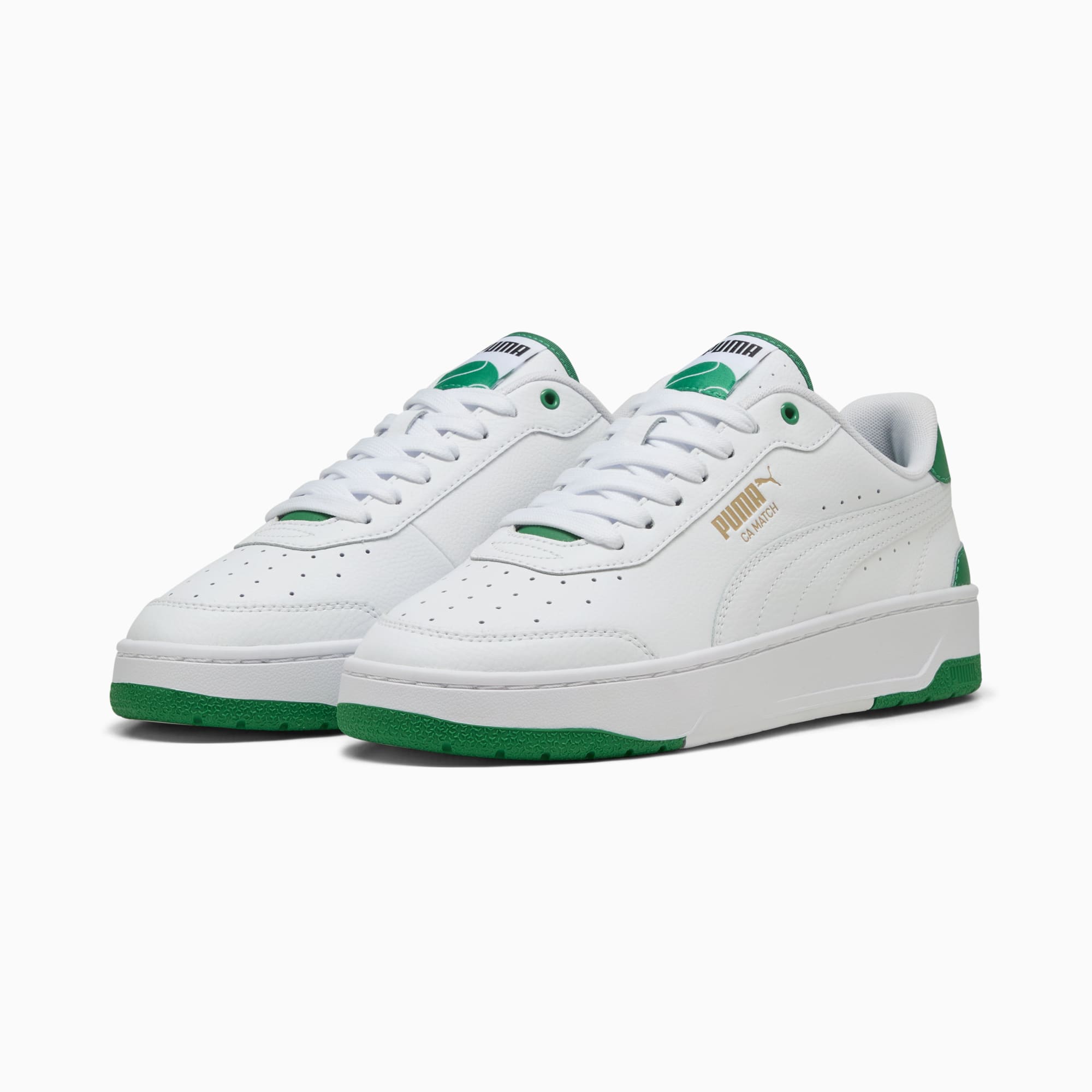 Zapatillas CA Match unisex, PUMA White-Archive Green, extralarge-PER