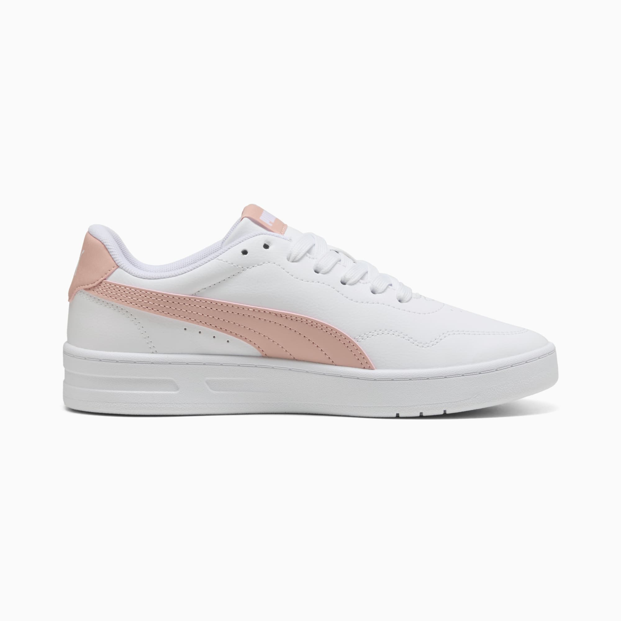 Zapatillas Court Lally para mujer, PUMA White-Rose Quartz, extralarge-PER