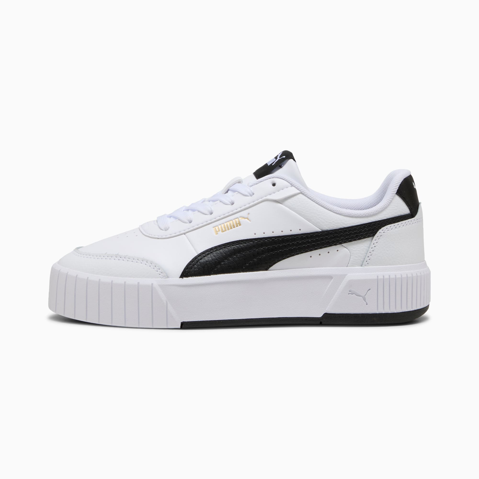 Zapatillas Carina Mia para mujer, PUMA White-PUMA Black, extralarge-PER