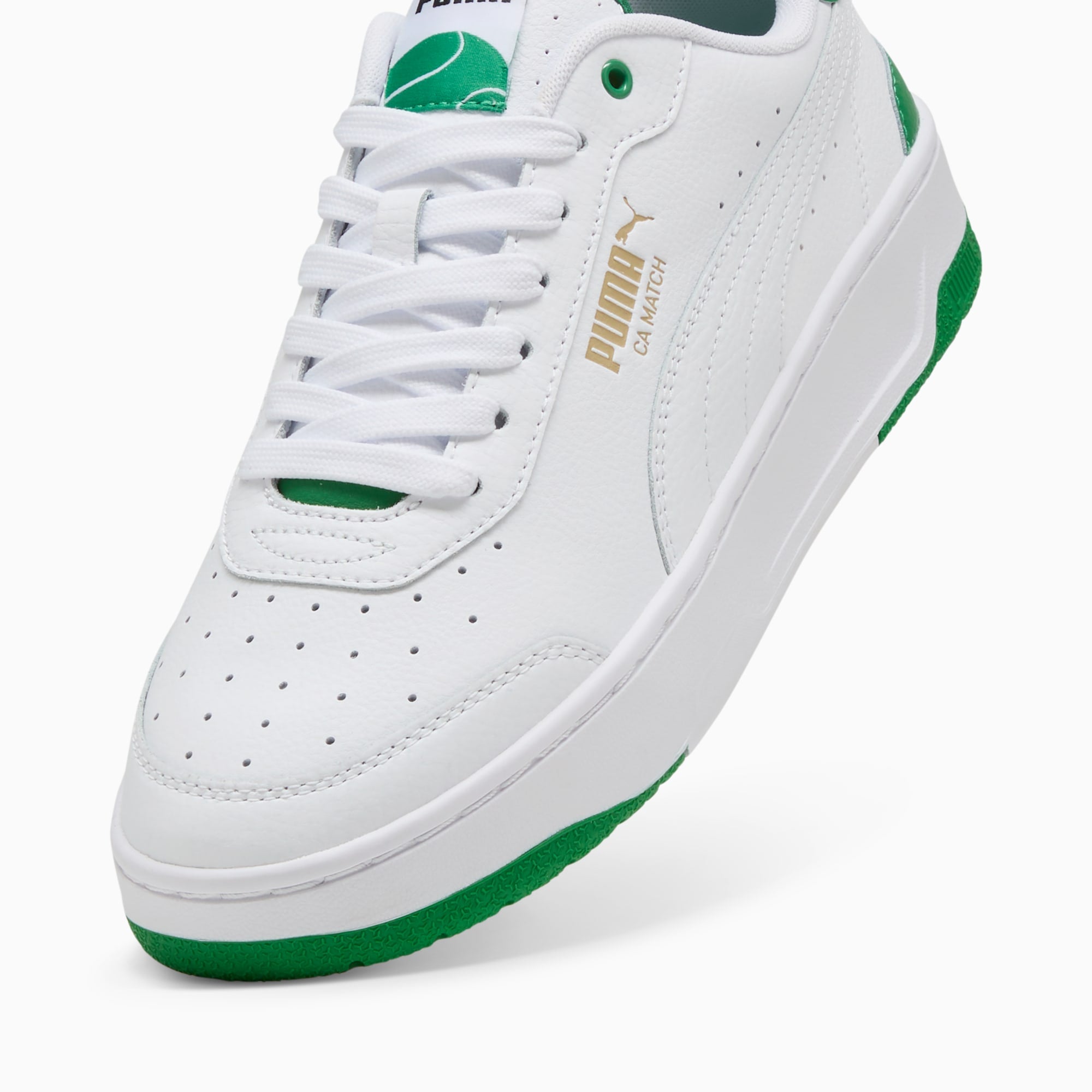 Zapatillas CA Match unisex, PUMA White-Archive Green, extralarge-PER