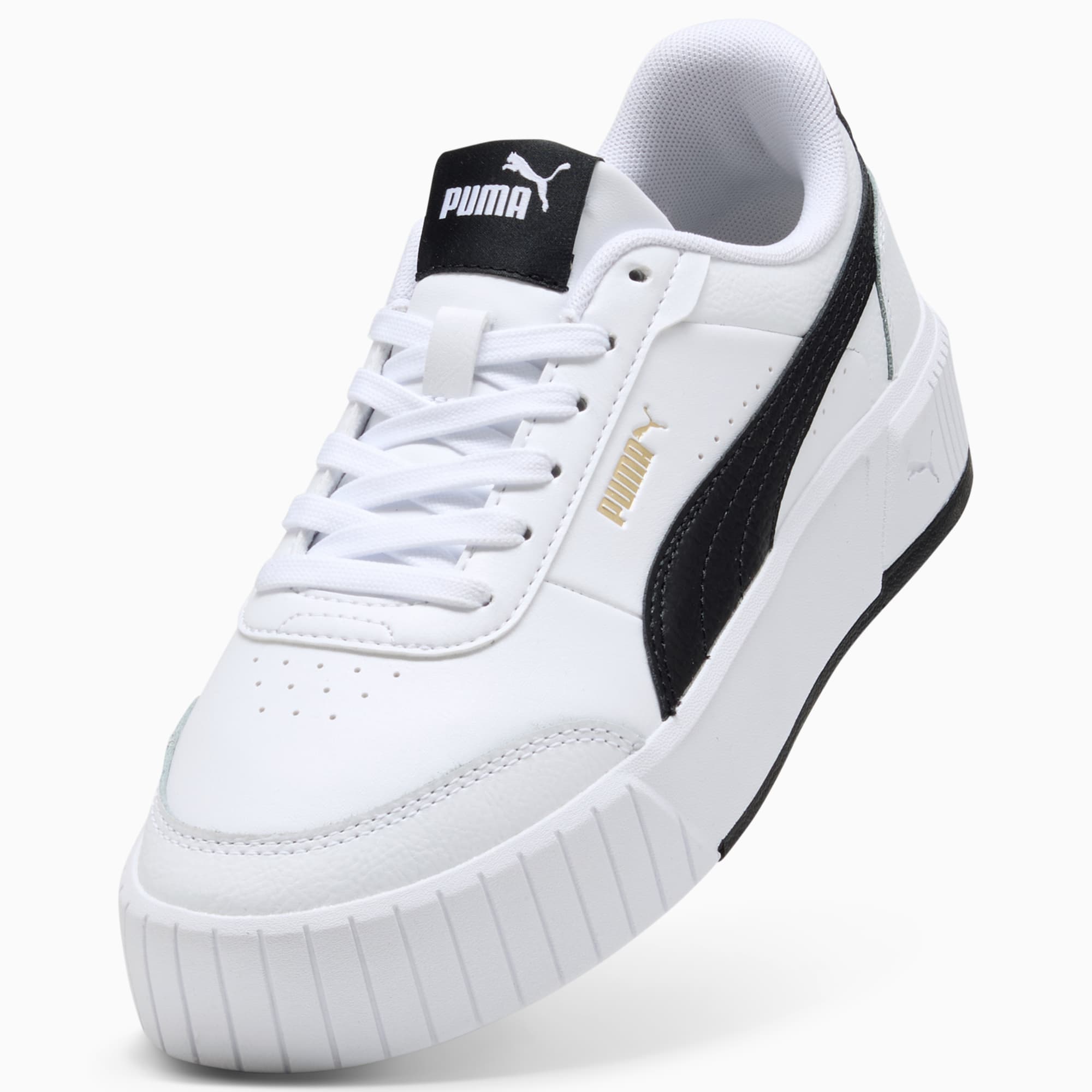 Zapatillas Carina Mia para mujer, PUMA White-PUMA Black, extralarge-PER