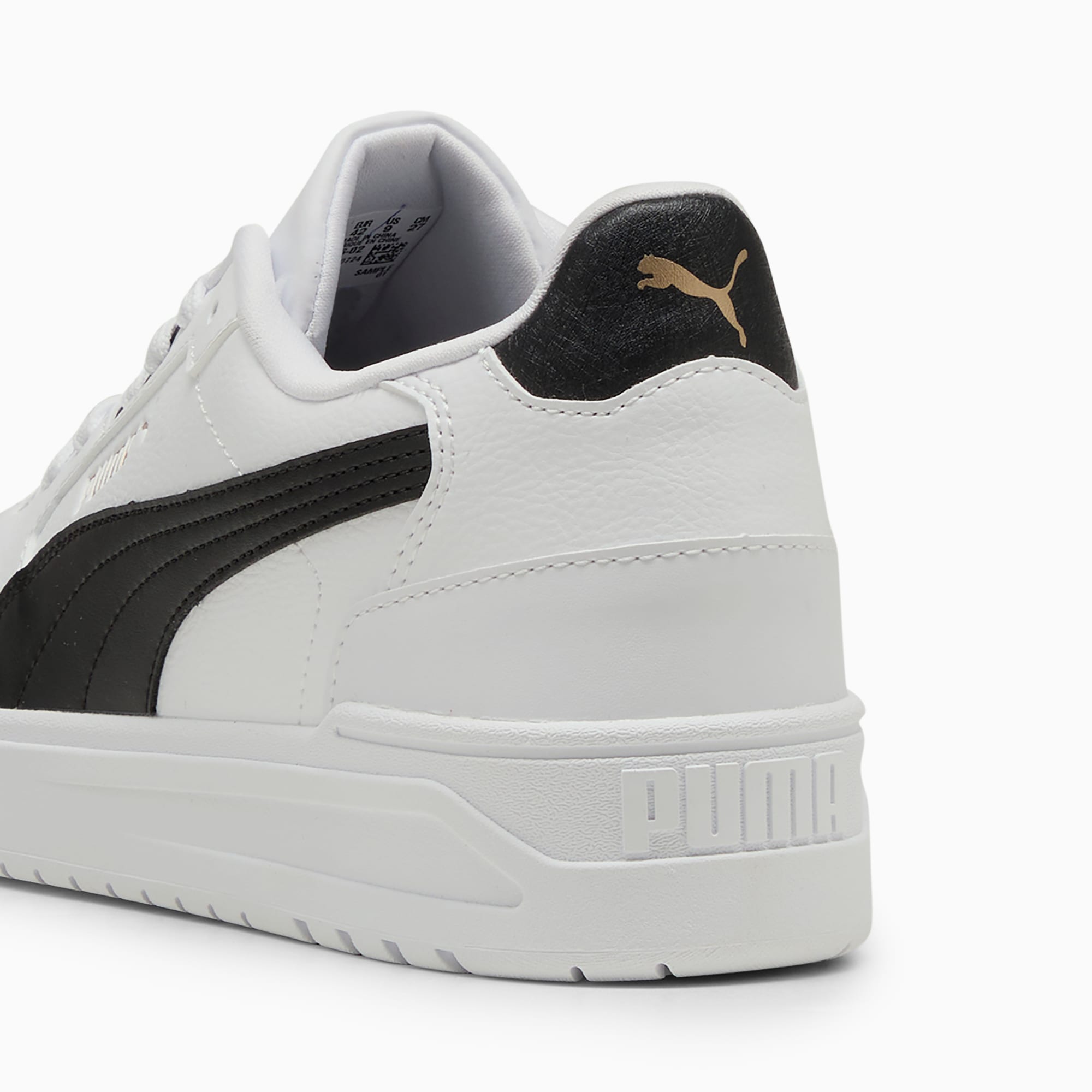 Zapatillas Shuffle Downtown unisex, PUMA White-PUMA Black-PUMA Gold, extralarge-PER