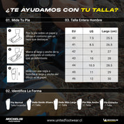 Zapatilla Urbana Hombre Negro y Gris Michelin PS23